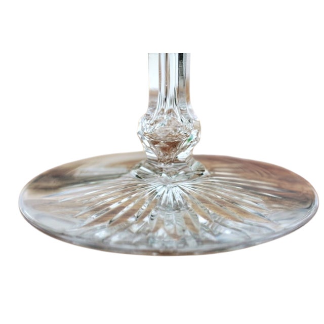 Baccarat Baccarat Marennes French Crystal Water Goblet Wine Stem - 1 of 3 For Sale - Image 4 of 4