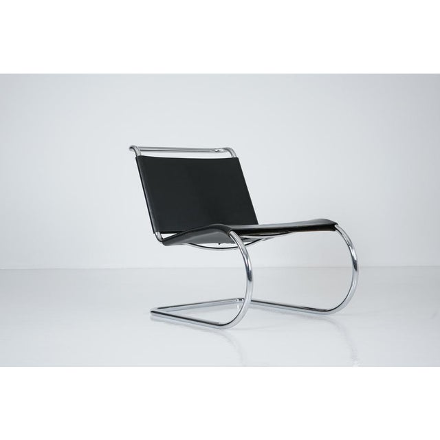 Selected items – We change the way you think about forever. Rare model MR30/5 tubular steel cantilever chair in black...