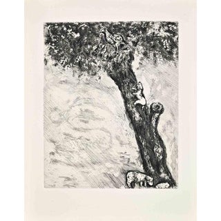 Marc Chagall, The Eagle, The Sow, and The Cat, 1952, Etching For Sale