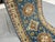 Blue and Beige Kazak-Style Wool Runner Rug, Natural Dyes, 2'8" X 9'9" For Sale - Image 10 of 14