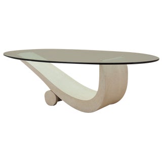 Italian Glass Coffee Table, Italy, 1970s For Sale