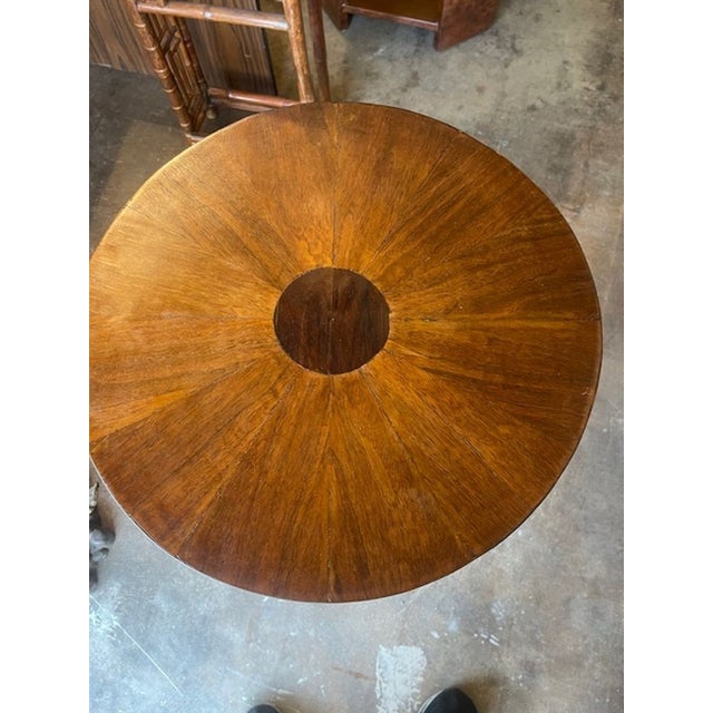 19th C. Italian Walnut Side Table For Sale - Image 9 of 9