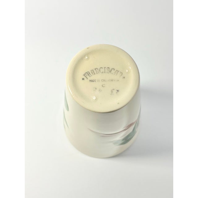 1960s 1960s Franciscan "Apple" Set of 4 Ceramic Tumbler Drinking Glasses For Sale - Image 5 of 5