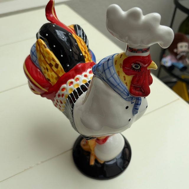 "Baking and Eggs" Chef Rooster From the Poultry in Motion Collection by Artist Sharon Neuhaus For Sale - Image 12 of 12