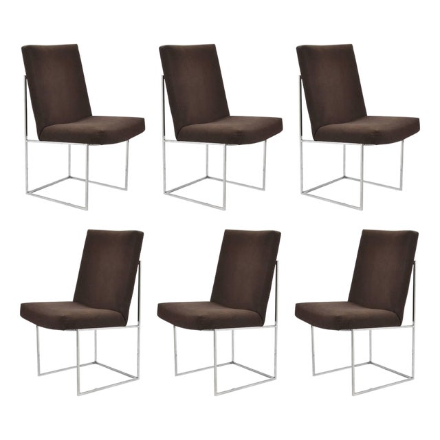 Milo Baughman Dining Chairs by Thayer Coggin (Set of 6) For Sale