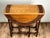 Late 19th Century Antique English Oak Carved Gateleg Occasional Table C. Late 19th Century For Sale - Image 5 of 10