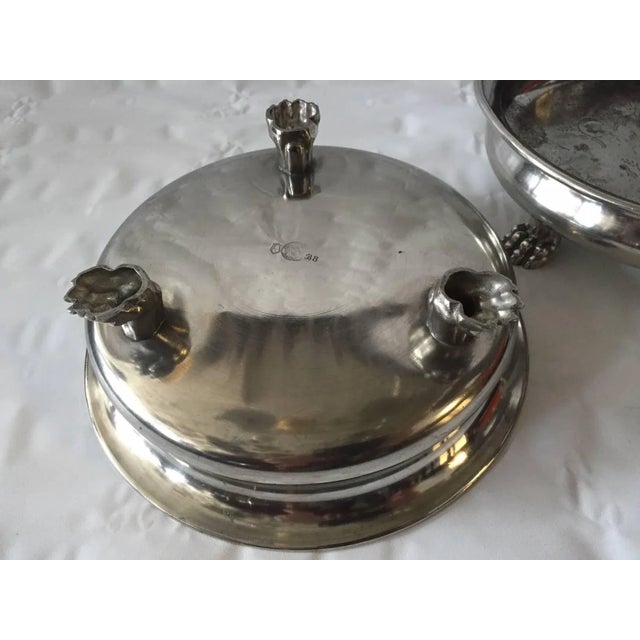 Pewter Bawls by Anna Petrus - a Pair For Sale - Image 4 of 5