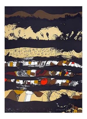 36-75 Lithograph by Josep Guinovart, 1976