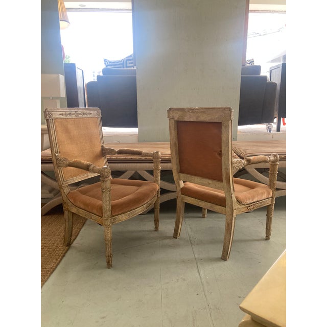 19th Century Empire Fauteuils in the Manner of Pierre Benoit Marcion For Sale - Image 4 of 10