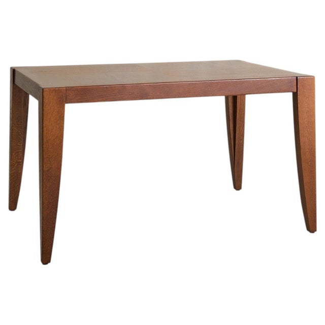 Vintage French Oak Rectangular Dining Table For Sale