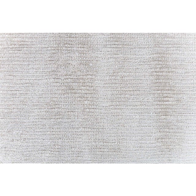 Modern Contemporary Light Beige Silk Carpet "whispering Dunes" by Doris Leslie Blau For Sale - Image 3 of 9