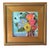 2020s Abstract Floral Bouquet Flowers Painting Including the Antiqued Gold Wood Frame For Sale - Image 5 of 5