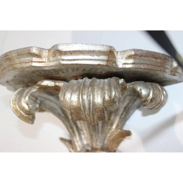 Louis XV Brackets Silver Leaf 1970s- A Pair For Sale - Image 13 of 14