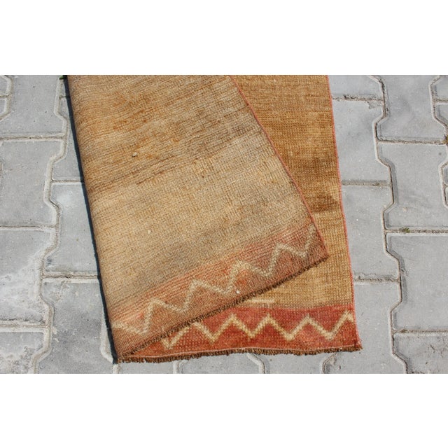 Vintage Turkish Anatolian Rug Runner - 36.5"x148" For Sale - Image 10 of 11