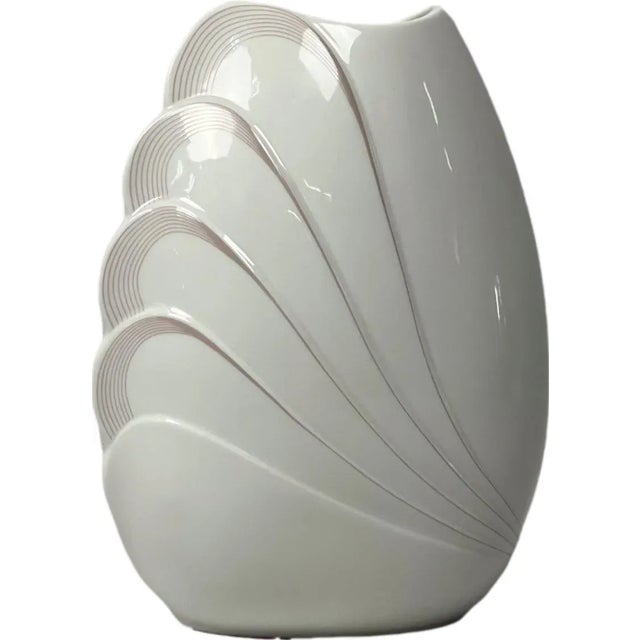 Mid-Century Porcelain Vase by Helena Fish Vase for Seltmann Weiden, 1950s For Sale - Image 12 of 12
