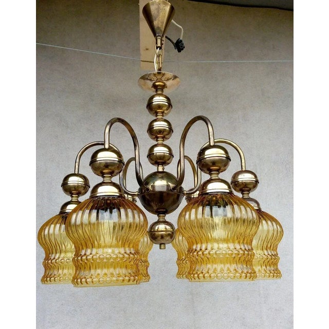 Vintage Chandelier, 1970s For Sale - Image 9 of 12