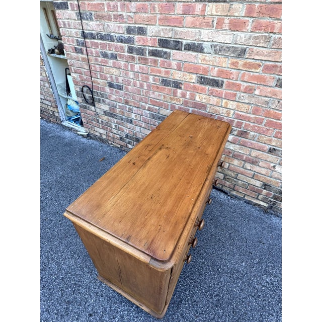 19th Century English Pine Chest of Drawers For Sale - Image 10 of 15