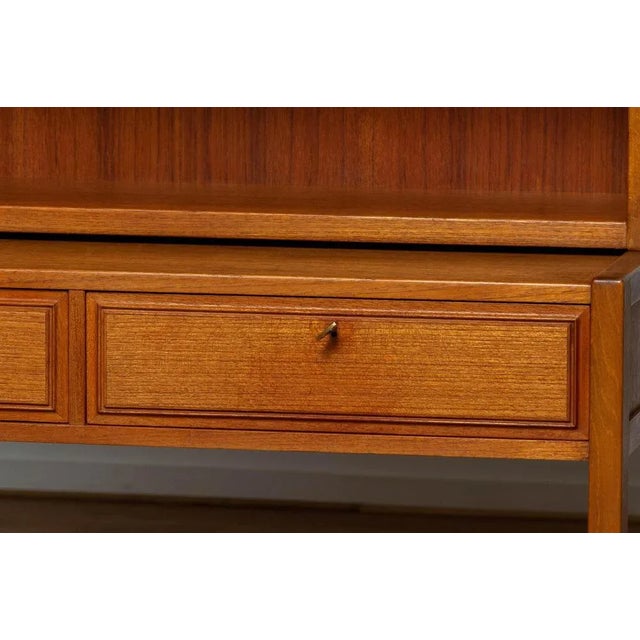 Teak Drawer and Shelf Cabinet by Carl Aksel Acking for Bodafors, Sweden, 1960s For Sale - Image 6 of 13