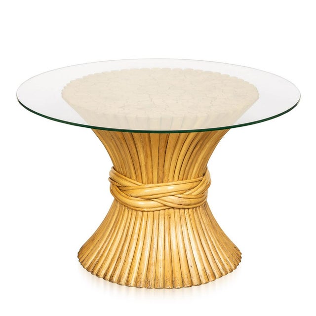 20th Century Sheaf of Wheat Coffee Table by McGuire, 1970s For Sale - Image 9 of 9