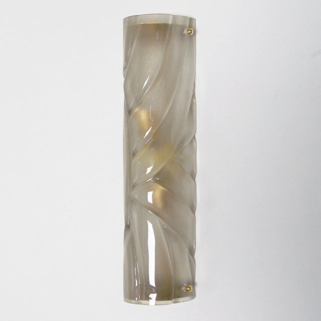 Italian 21st Century Italian Avvolto Murano Glass Sconce by Fabio LTD For Sale - Image 3 of 9