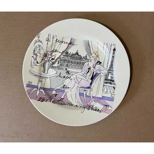 2000s Rosanna Porcelain Fashion Plates Set of 3 Chairish