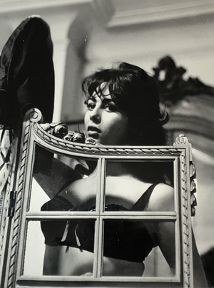 François Truffaut, Michèle Mercier, 1960, Silver Gelatin Print