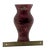 Italian Hand-Painted Marbled Glass Vase For Sale - Image 9 of 10