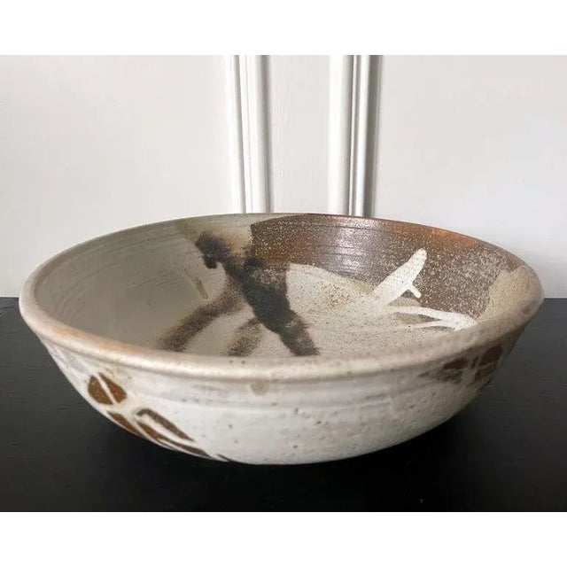 Toshiko Takaezu Large Ceramic Center Bowl Toshiko Takaezu For Sale - Image 4 of 13