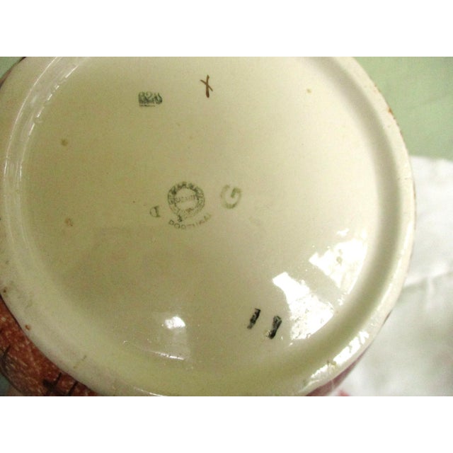 Ceramic 1930s Fabrica De Louca De Sacavem of Portugal Large Teapot and Lidded Sugar Bowl For Sale - Image 7 of 14