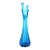 Mid Century Swung Vase 5 Fingers Sapphire Blue For Sale