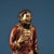 Metal Late 19th Century Gilt Bronze Fisherman Statue, Hand-Painted Figurine, 550g For Sale - Image 7 of 9