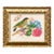 Reproduction Vintage Birds and Butterflies Art Print (Bird#2), Framed For Sale