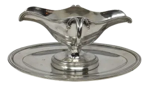 Vintage French Hotel Silver Silverplate A. Frenais Sauce Boat