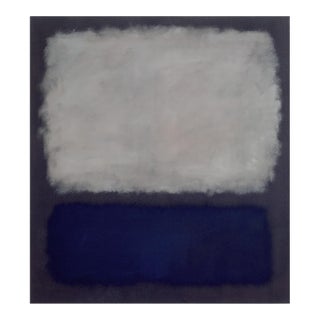 Mark Rothko Blue and Gray Large Poster (1962) For Sale