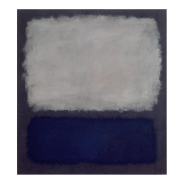 Mark Rothko Blue and Gray Large Poster (1962) For Sale