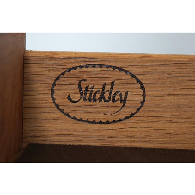 Stickley Regency Style Cherry Slide Open Top Server For Sale - Image 17 of 18