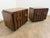 Pair of Lane Staccato Brutalist Walnut Nightstands or End Tables, 1970s For Sale - Image 13 of 16