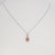 Natural Aaa Padparadscha Sapphire Pendant With Natural Diamonds: Solid 14k Gold For Sale - Image 4 of 7
