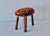 Vintage Mid-Century Turned Wood Legs Needlepoint Footstool Ottoman For Sale - Image 9 of 10