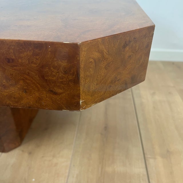 Art Deco Coffee Table in Burr Wood, 1930s For Sale - Image 11 of 16