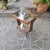 Art Deco Walnut Coffee Table with Glass Bases, 1940s For Sale - Image 10 of 12