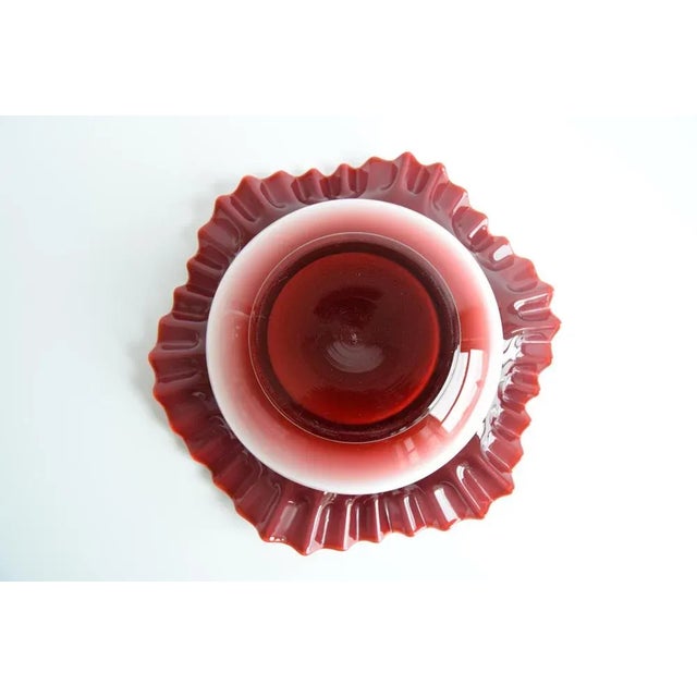 Glass Bohemia Glass Bowl, 1960s For Sale - Image 7 of 10