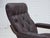 Scandinavian Lounge Chair in Brown Leather and Bentwood, 1970s For Sale - Image 4 of 18