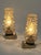 Brass & Bubble Glass Bedside Table Lamps from Teka, Germany, 1950s, Set of 2 For Sale - Image 16 of 18