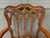 Brown Edwardian Mahogany Desk Armchair, 1910 For Sale - Image 8 of 11