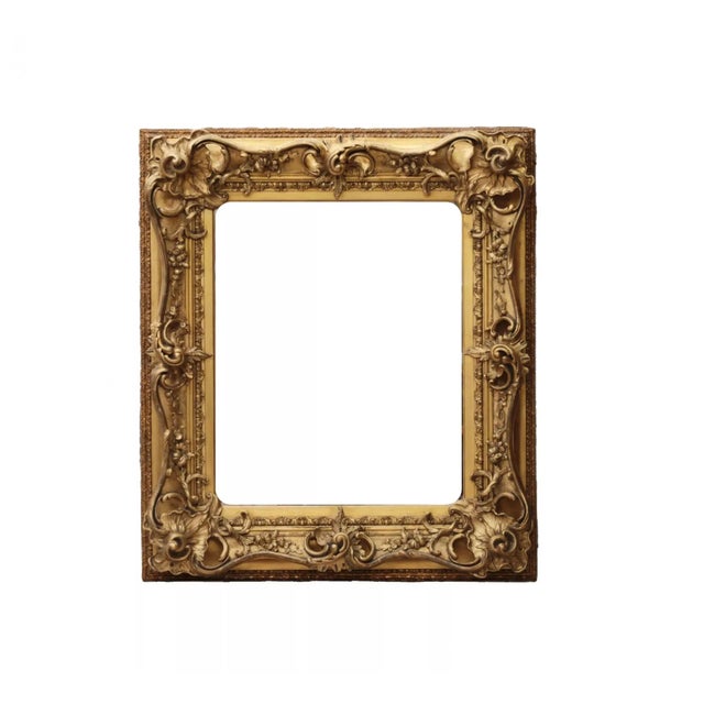 Rococo Neo-Rococo Style Mirror in Frame, 19th Century For Sale - Image 3 of 3
