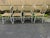Gray Vintage Aluminum Table and Chair Set For Sale - Image 8 of 14