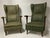 Mid-Century Modern Mid 20th Century Pair of Wingback Chairs Attributed to Paolo Buffa For Sale - Image 3 of 3
