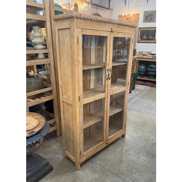 Vintage Salvaged Wood Cabinet For Sale - Image 4 of 11
