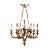 Napoleon III Gilded Bronze Chandelier, Paris, France, 1800s For Sale